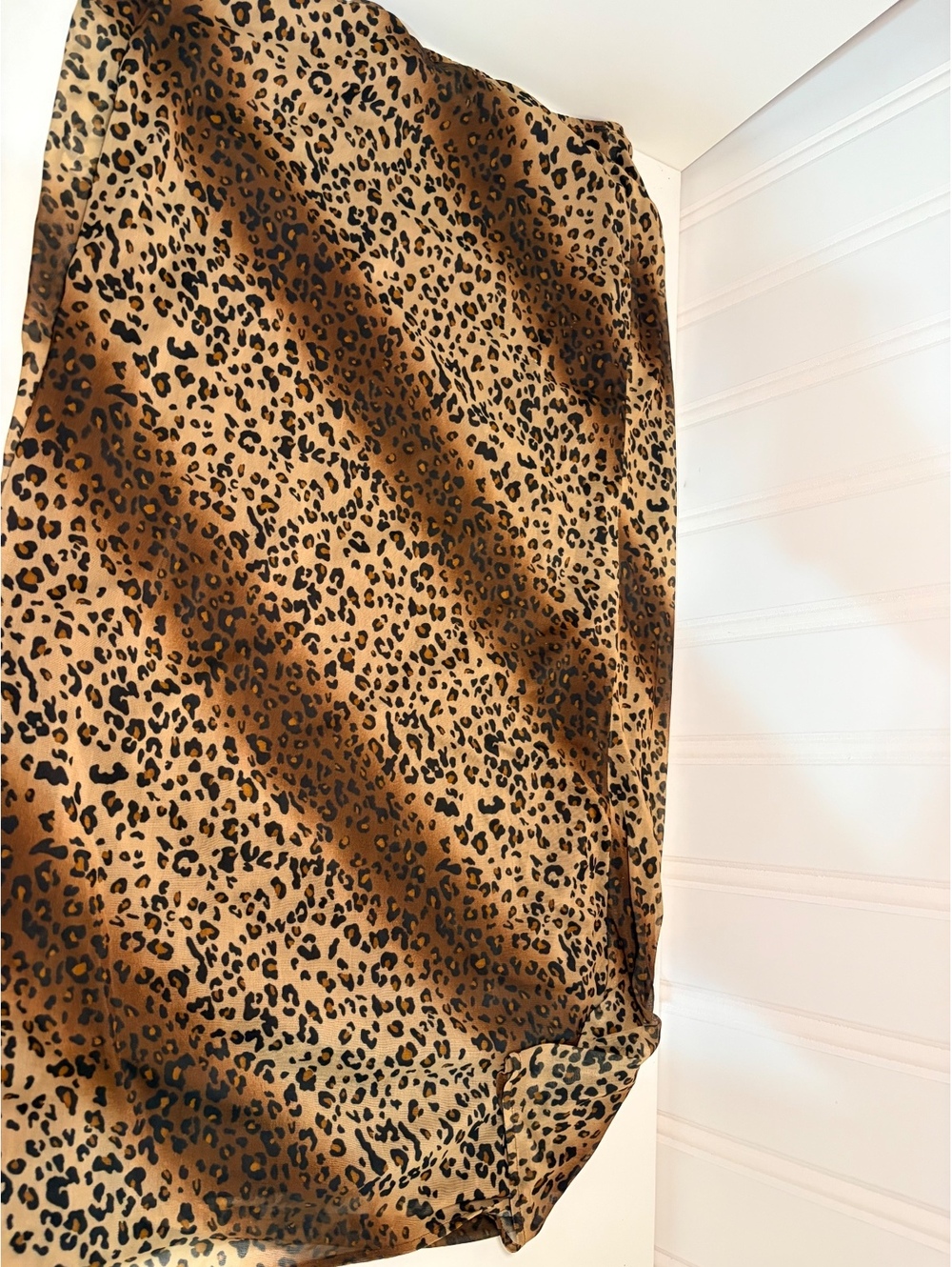Vintage Kathie Lee Leopard Skirt XL Y2K